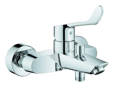 Grohe Eurosmart Bath and shower faucet - chrome-plated, 1 handle, included, no