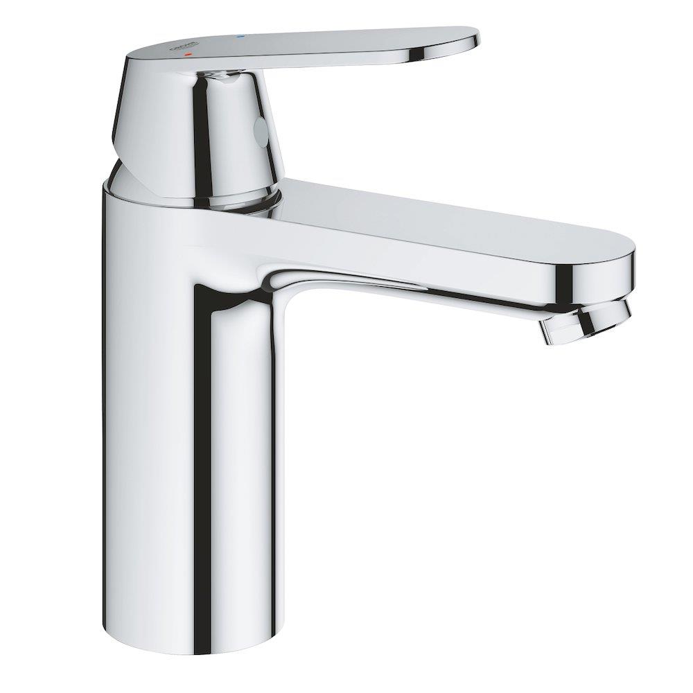 Grohe Eurosmart Cosmopolitan Washbasin faucet - 1 handles, 123mm, Chrome-plated, Polished, Medium, without pop-up waste, Yes