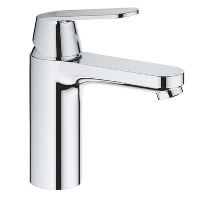 Grohe Eurosmart Cosmopolitan Washbasin faucet - 1 handles, 123mm, Chrome-plated, Polished, Medium, without pop-up waste, Yes