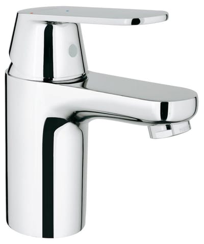 Grohe Eurosmart Cosmopolitan Washbasin faucet - 1 handles, 92mm, Chrome-plated, Polished, Low, without pop-up waste, Yes
