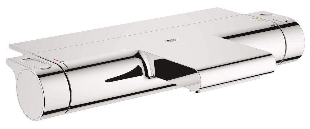 Grohe Grotherm 2000 Bath and Shower Thermostat - Chrome-Plated, 2 Handles, Spout Included