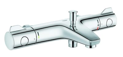 Grohe Grotherm 800 Bath and shower thermostat - chrome-plated, 2 handles, spout included, water-saver yes