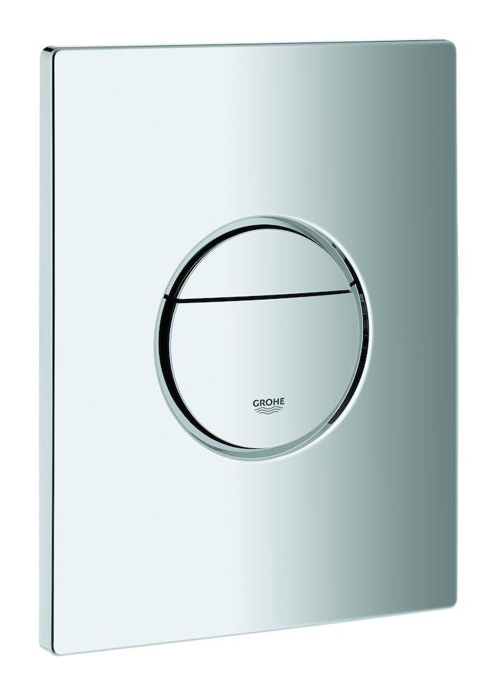 Grohe Nova Cosmopolitan Actuation Plate — Chrome, Dual-Flush, Pneumatic (38765000)