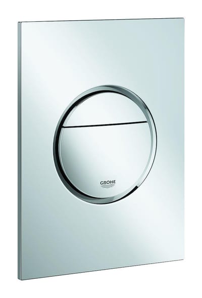 Grohe Nova Cosmopolitan S Actuator Plate - Chrome-Plated, Dual-Flush / Start-Stop
