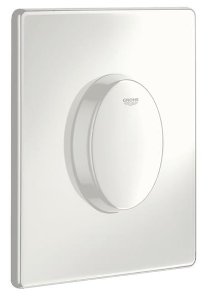 Grohe Operating Plate Front-Actuated Single-Flush - White, Pneumatic
