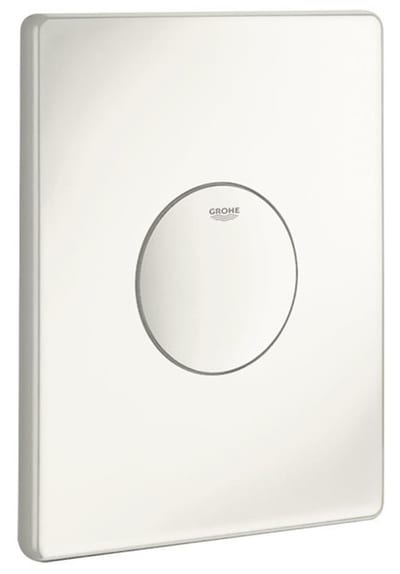 Grohe Operating Plate - Front, White, White, Single-flush, Pneumatic 4010738