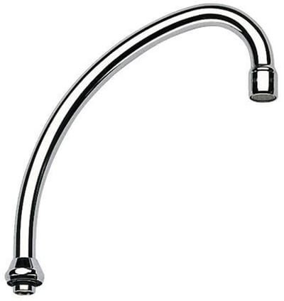 Grohe Outlet Spout - J-spout, 185mm, Chrome-plated