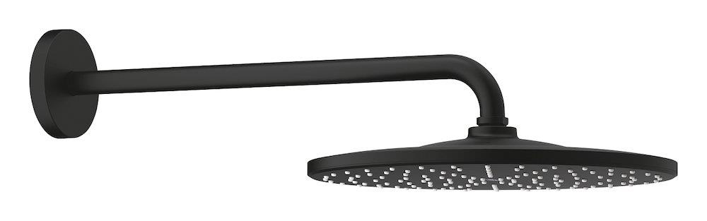 Grohe Rainshower Mono Overhead Shower, Phantom Black - 310 mm, matte black