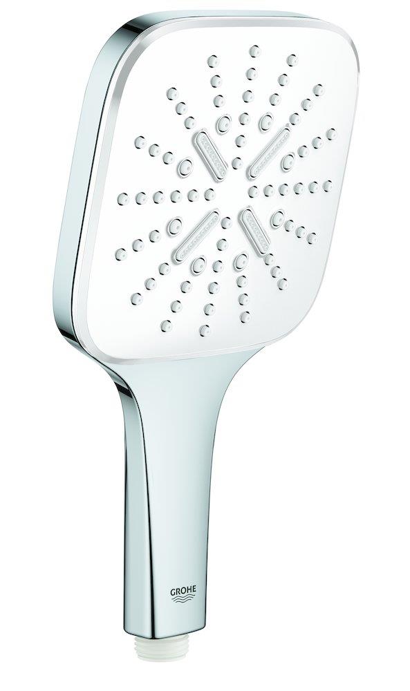 Grohe Rainshower SmartActive CUBE Hand Shower Moon White 3 Functions Water Saver