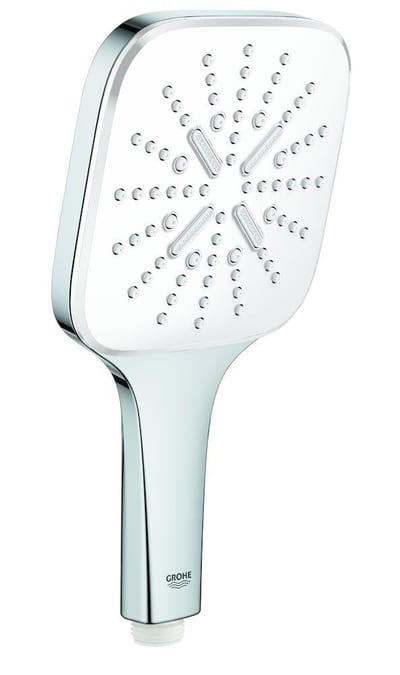 Grohe Rainshower SmartActive CUBE Hand Shower Moon White 3 Functions Water Saver
