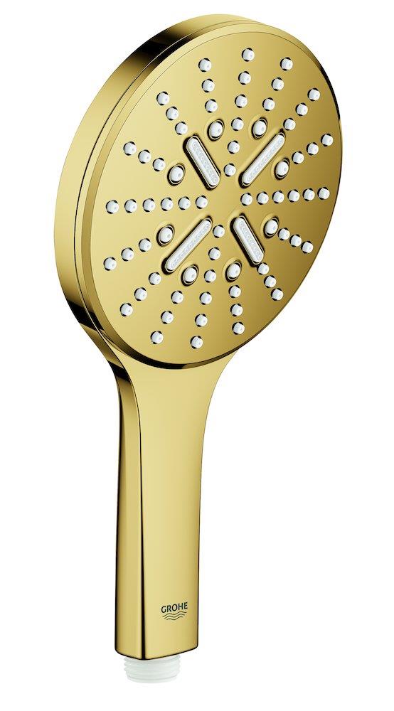 Grohe Rainshower SmartActive Hand shower cool sunrise - polished brass, 3 functions