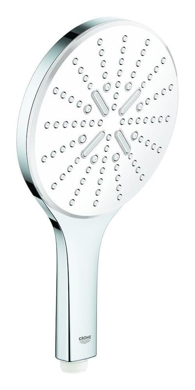 Grohe Rainshower SmartActive Hand Shower - Chrome-Plated, No Hose/Holder, 3 Functions