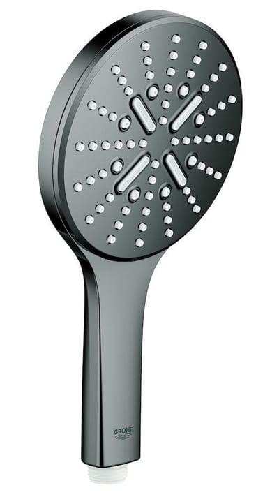 Grohe Rainshower SmartActive hand shower hard graphite - anthracite, 3 sprays