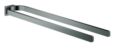 Grohe Selection Towel holder hard graphite - Double, 411mm, Anthracite metal, Polished