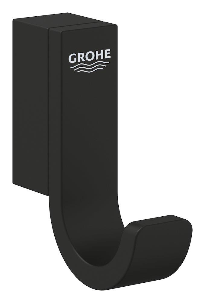 Grohe Selection Towel Hook Phantom Black - brass, 1 pcs, matte black, 52 mm