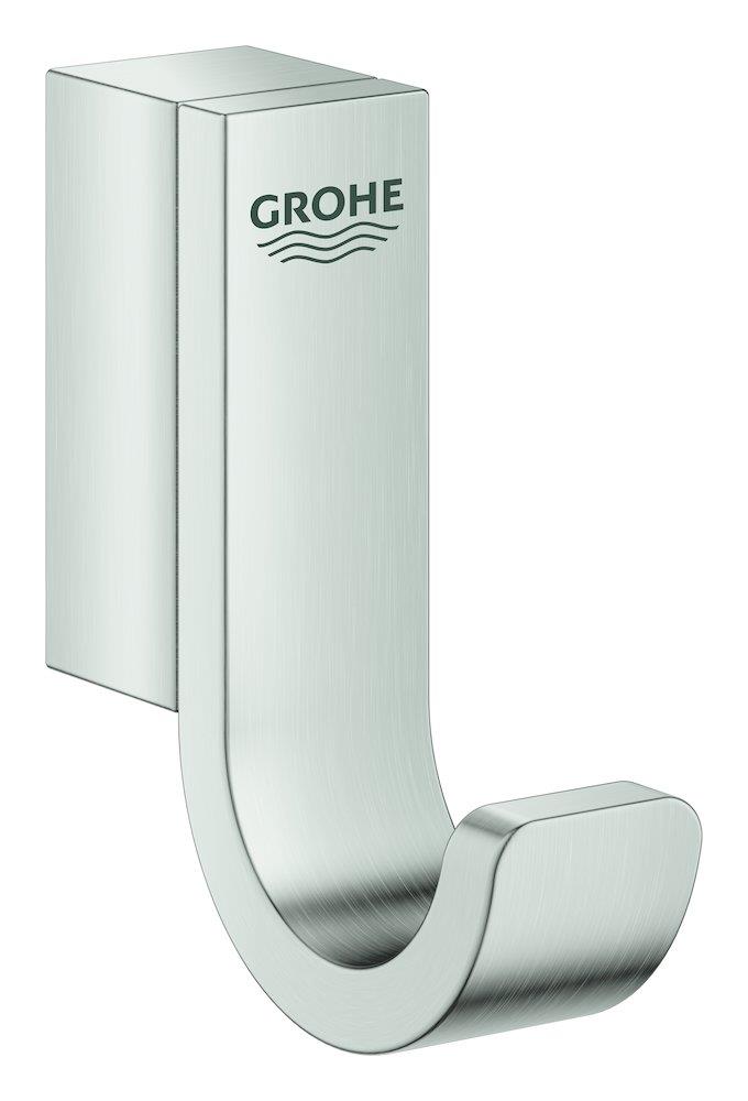 Grohe Selection Towel hook supersteel - brass, 1PCS, 1PCS, steel, 52mm