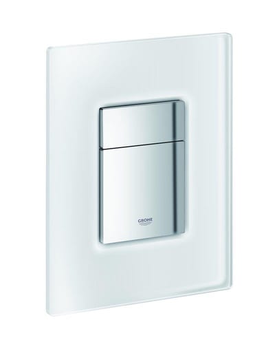 Grohe Skate Cosmopolitan Dual-Flush Operating Plate Chrome / daVinci Satin, Pneumatic 38845MF0