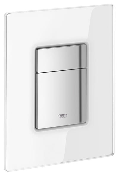 Grohe Skate Cosmopolitan Flush Plate moon white top/front dual-flush pneumatic 38845LS0