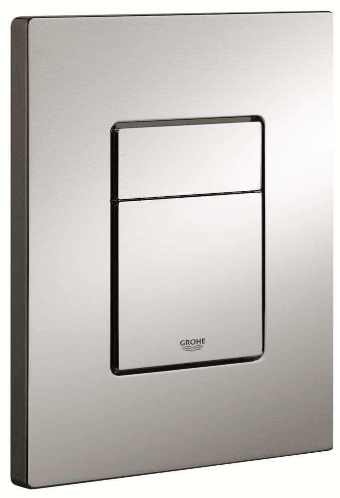 Grohe Skate Cosmopolitan Dual-Flush Operating Plate Chrome-Plated - Top/Front, Pneumatic