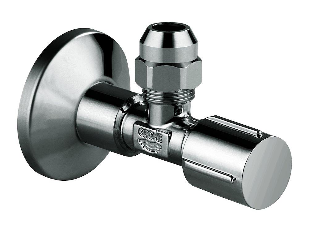 Grohe Angle Stop Valve, hard graphite, 1/2" x 3/8"