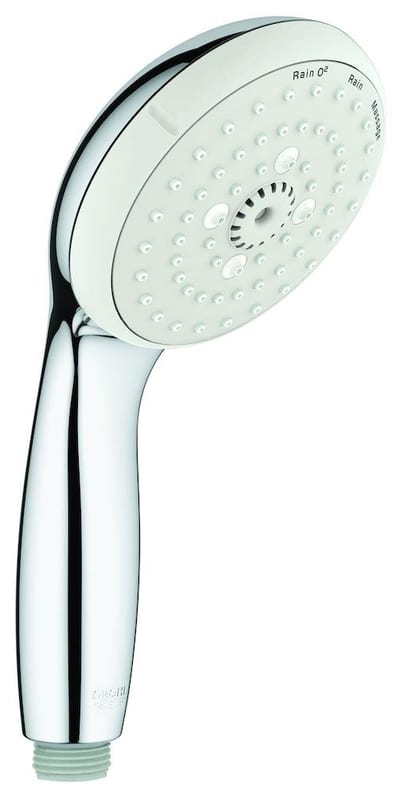 Grohe Tempesta Hand Shower - Chrome-Plated, No Hose/Holder, 3 Functions, Water-Saving