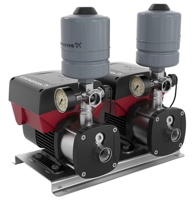 Grundfos CMBE TWIN Pressure Booster System 3-62 I-U-C-C-D-A - 1", 45.2M