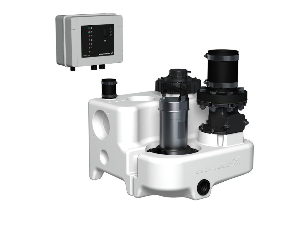 Grundfos MSS Lift Station 11.1.2 - 1PCS, 10400mm, 4M