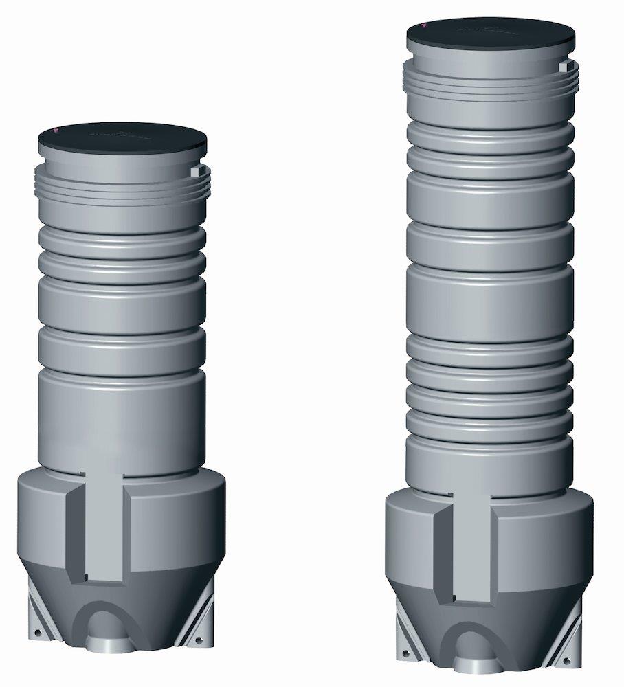 Grundfos Pump Well with pump - 600mm, 2000mm, SEG.40.12, black wastewater