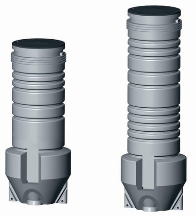 Grundfos Pump Well with pump - 600mm, 2000mm, SEG.40.12, black wastewater