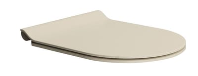 GSI Toilet seat creta - Yes, Beige, Soft close, Quick release