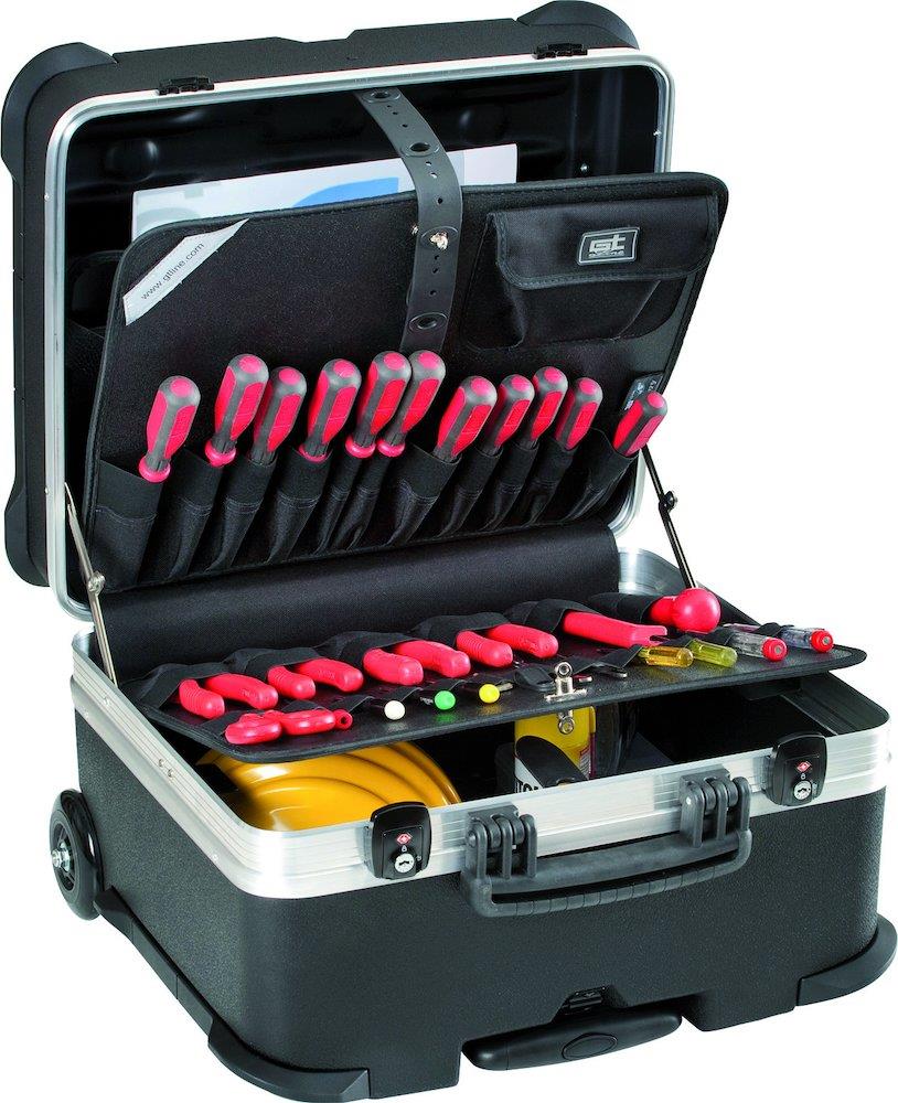 GT Line Turtle Rock PTS Flightcase Tool Case trolley - 470mm, 390mm, 300mm