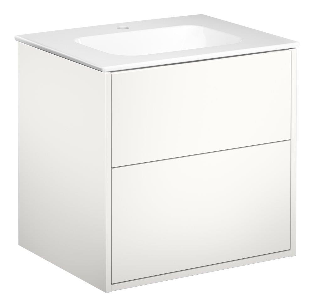 Gustavsberg Artic furniture package white - 600×550×465mm, 2 drawers, 1 basin