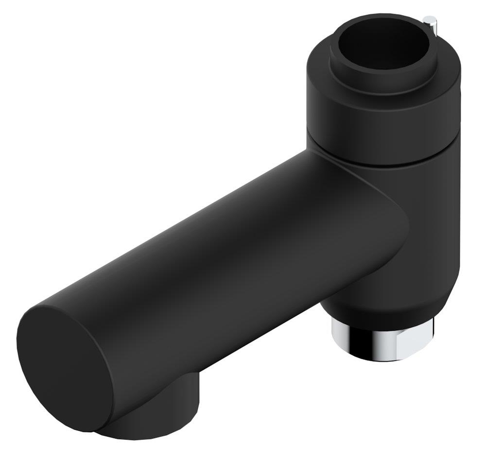 Gustavsberg Nautic Swivelling Basin Spout L-Shape 70 mm Matt Black