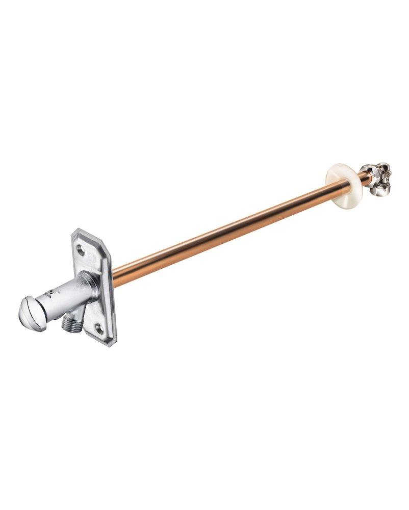 Gustavsberg Post Valve with check valve - Yes, 30mm, 400mm, Chrome-plated