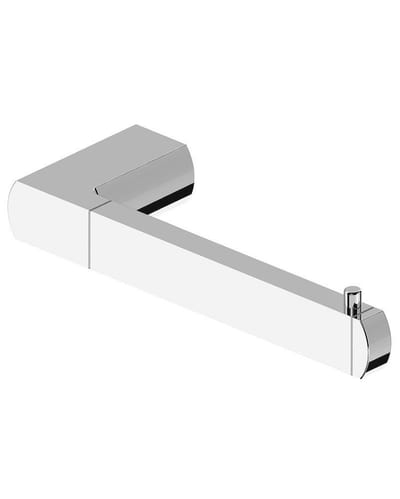 Gustavsberg Square Toilet paper holder - Chrome-plated, brass, Standard, without back plate