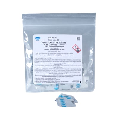 Hach DPD Total Chlorine Powder Pillows 100PK