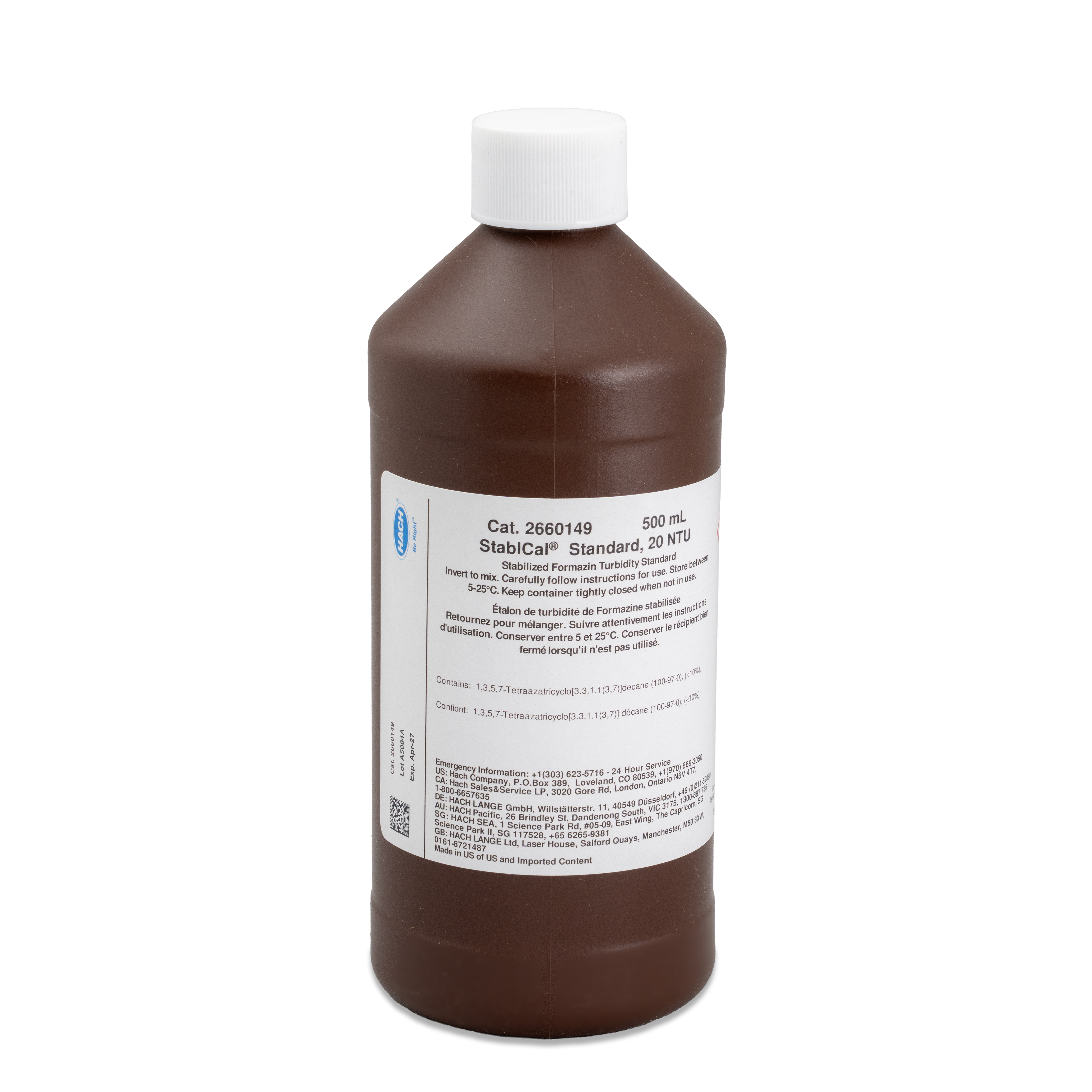 Hach StablCal 20 NTU 500mL