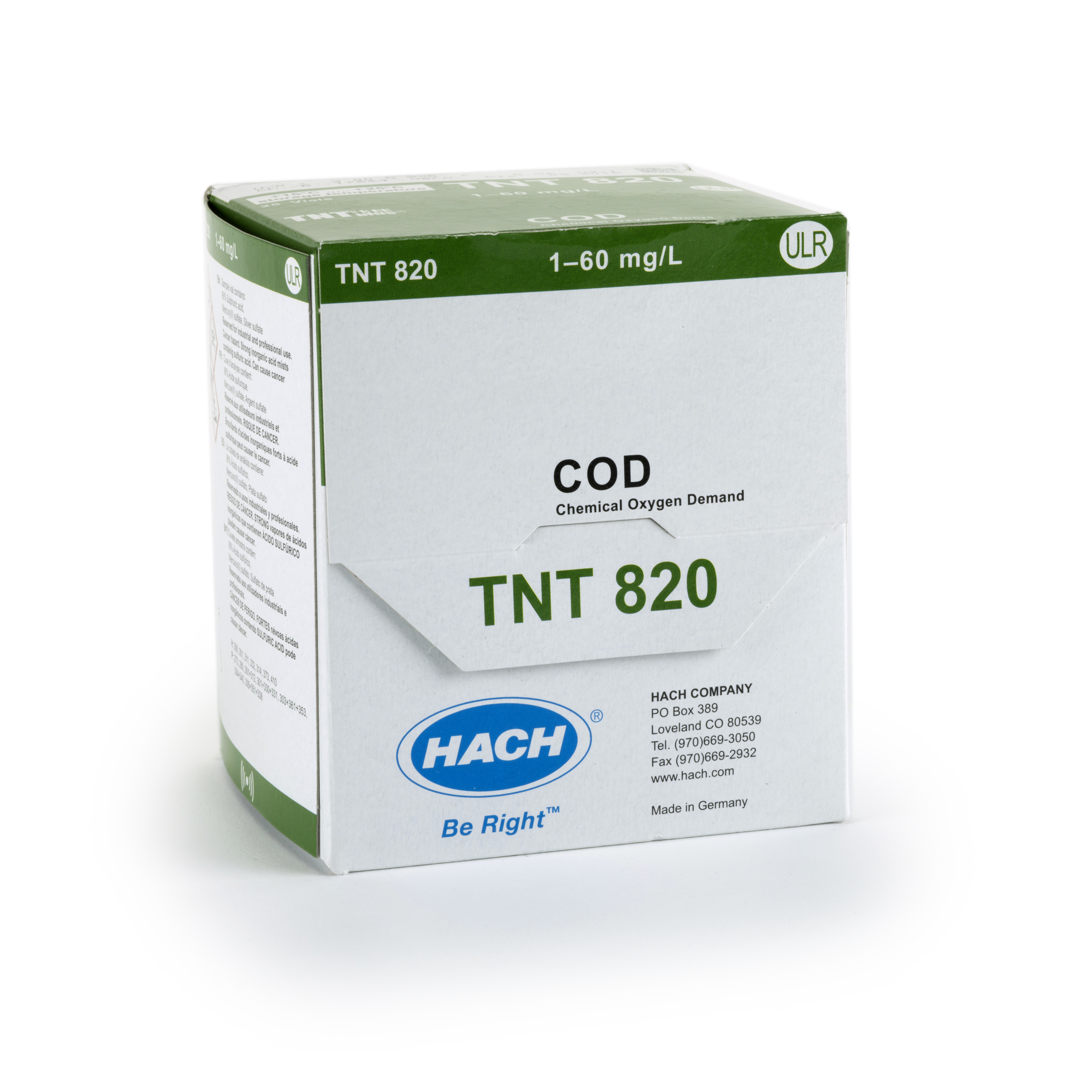 Hach TNTplus 820 Cuvette Test Reagent