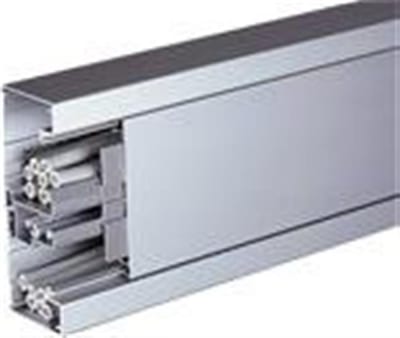 Hager BRA 70132 Channel base - BRA, 70 x 130mm, grey, 2M, Aluminium ( Natureloxeret )