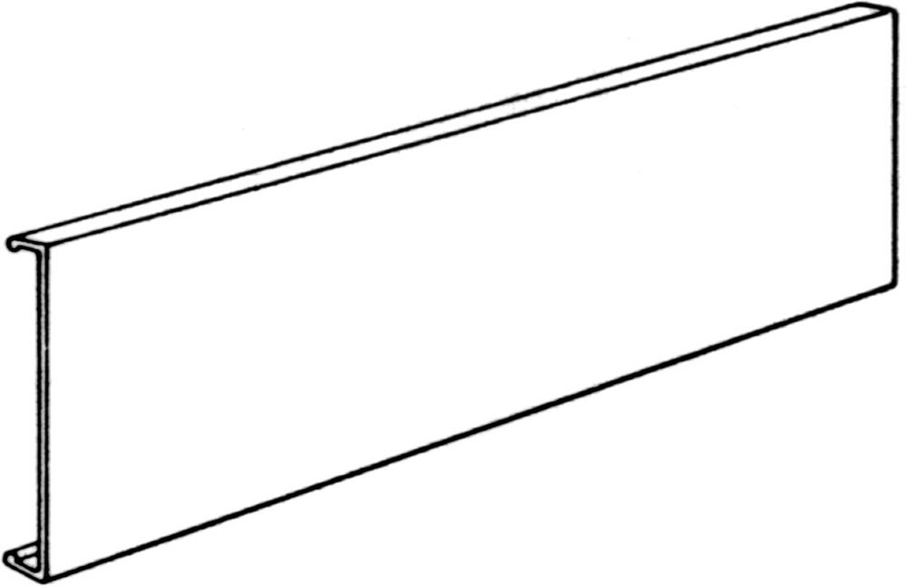 Hager FB 60190 Channel cover - FB, white, 2M, plastic