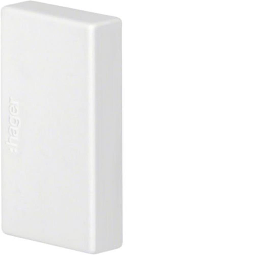 Hager LF 20035 End piece - LF, 20 x 35mm, white, plastic