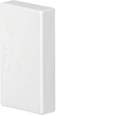 Hager LF 20035 End piece - LF, 20 x 35mm, white, plastic