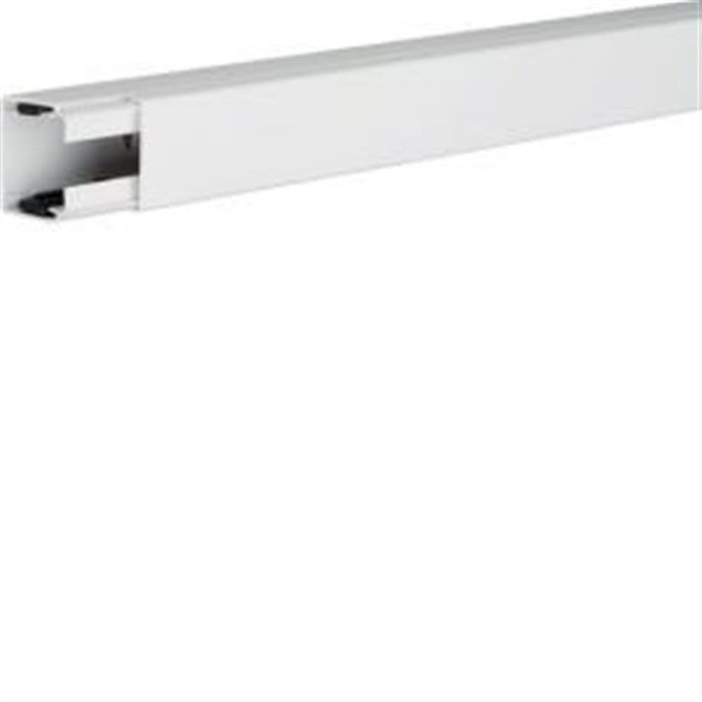 Hager LF 40040 Cable Duct - LF, 40 x 40mm, white, 2M, plastic