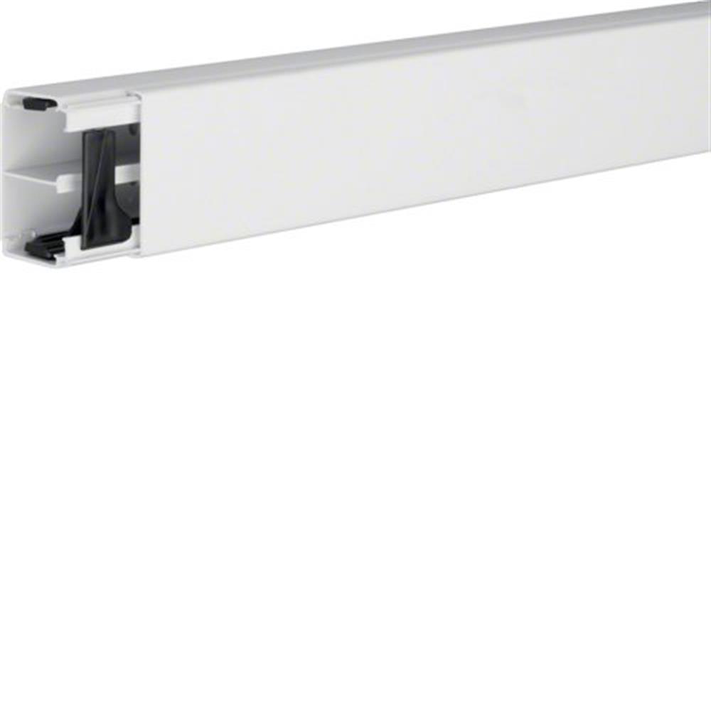 Hager LF 40061 Cable Duct with separator - LF, 40 x 60mm, white, 2M, plastic