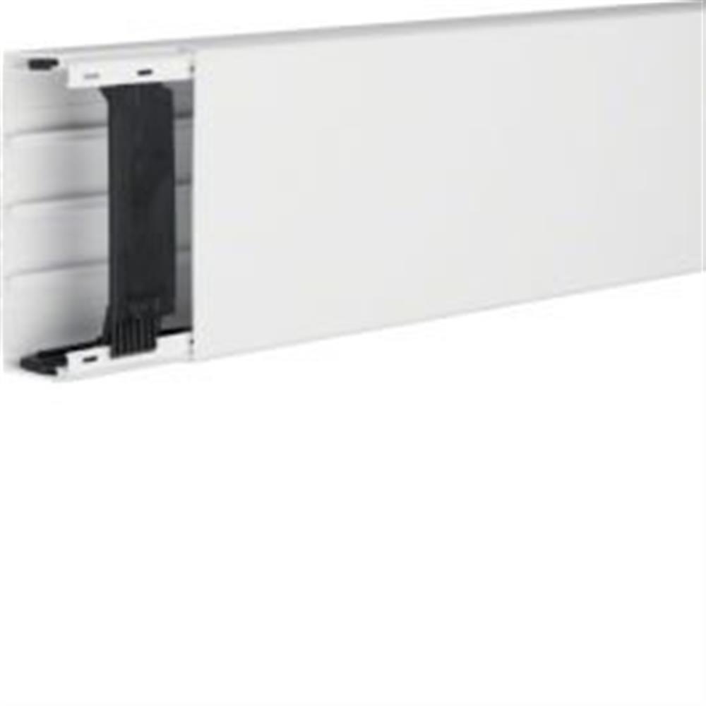 Hager LF 40110 Cable Duct - LF, 40 x 110mm, white, 2M, plastic