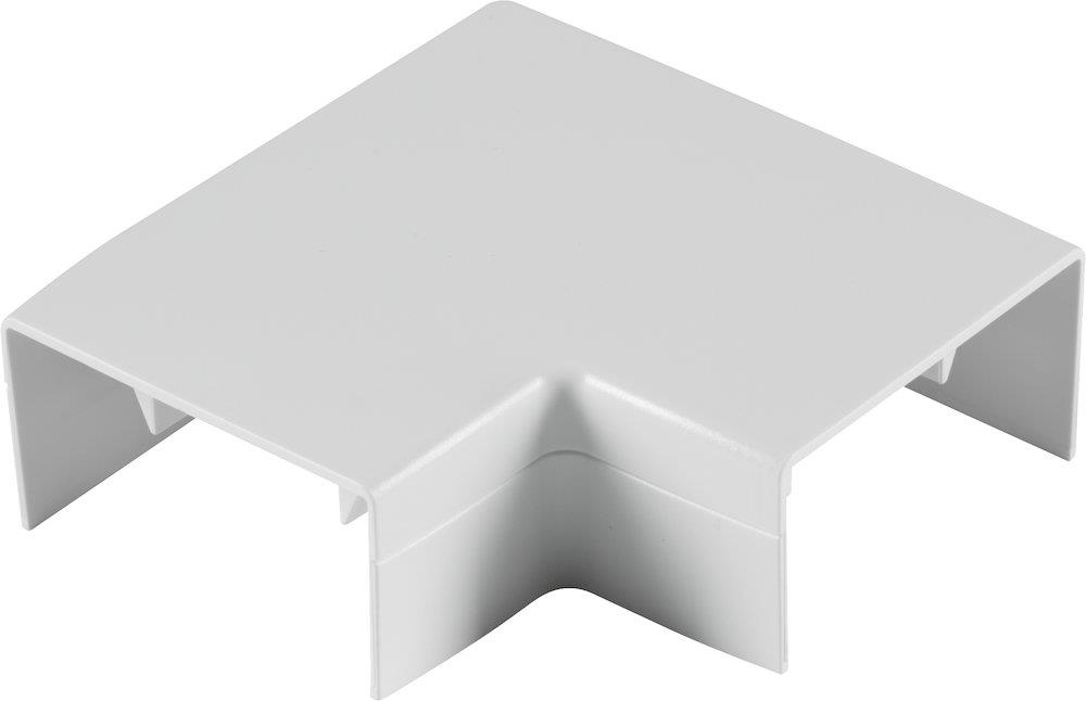 Hager LF 60090 Flat Angle - LF, 60 x 90mm, white, plastic