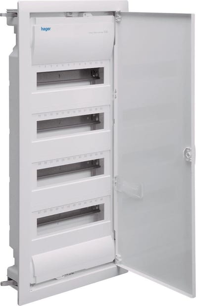 Hager Volta Group Panel white - 4 x 12 Module 3250616615014