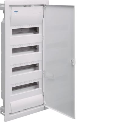 Hager Volta Group Panel white - 4 x 12 Module 3250616615052