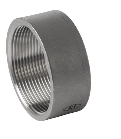 Half Socket stainless BSPP - 3/8", 3/8", coupling, coupling, BSPP, BSPP