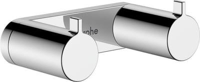 hansgrohe AddStoris S Robe Hook Rail - 2PCS, Chrome-plated